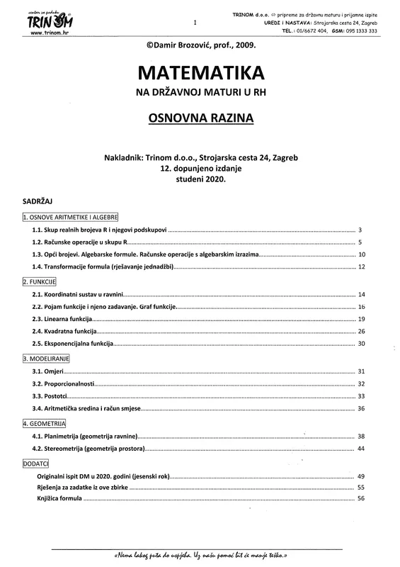 Matematika B 2020 preview