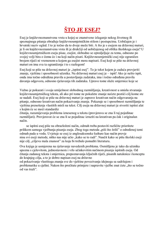 Esejska Djela 2026 preview